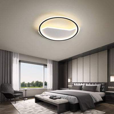 Nordic Modern Simple Round Creative LED Flush Mount Light