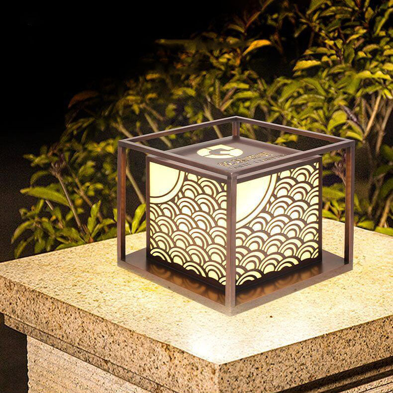 Modern Simple Square Outdoor Waterproof LED Lawn Landscape Light