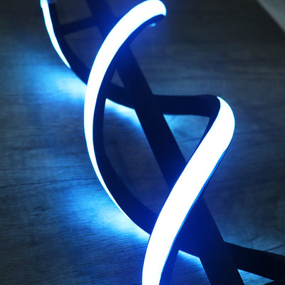 Simple Creative Spiral Rechargeable LED Night Light Table Lamp