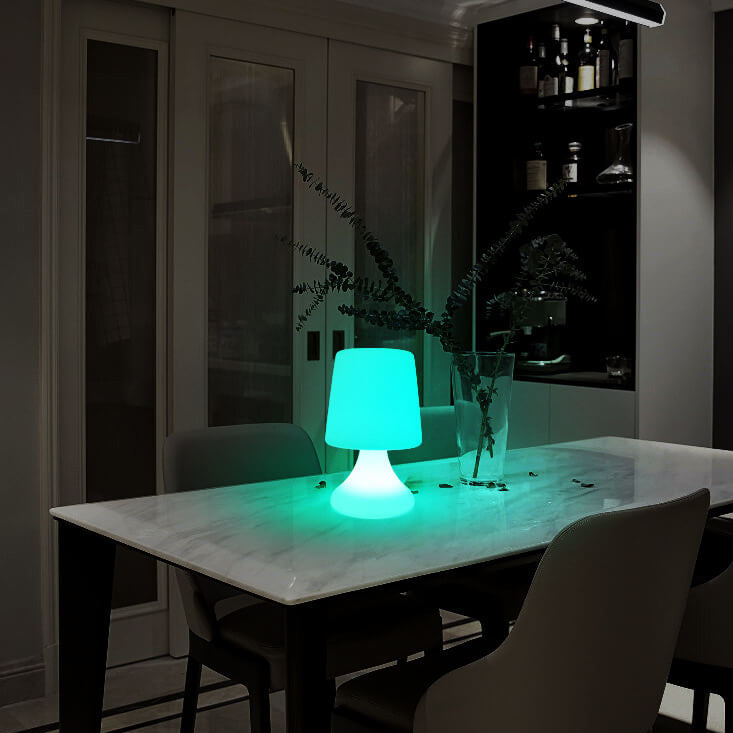 Nordic Creative RGB PE wasserdichte LED-Nachtlicht-Tischlampe
