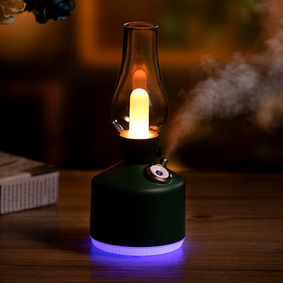 Lampe de table LED avec abat-jour en bouteille PET, humidification créative 