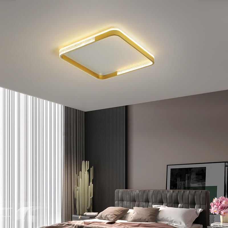 Nordic Light Luxury Square Ring LED Deckeneinbauleuchte