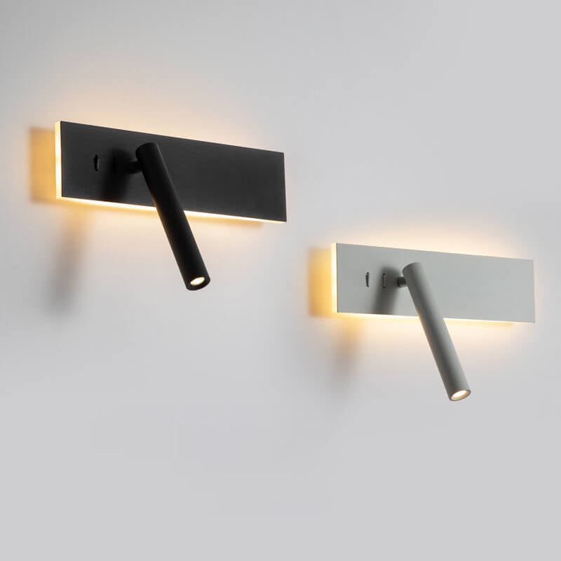 Minimalist Creative Rectangular Rotating Spotlight LED Wall Sconce Lamp