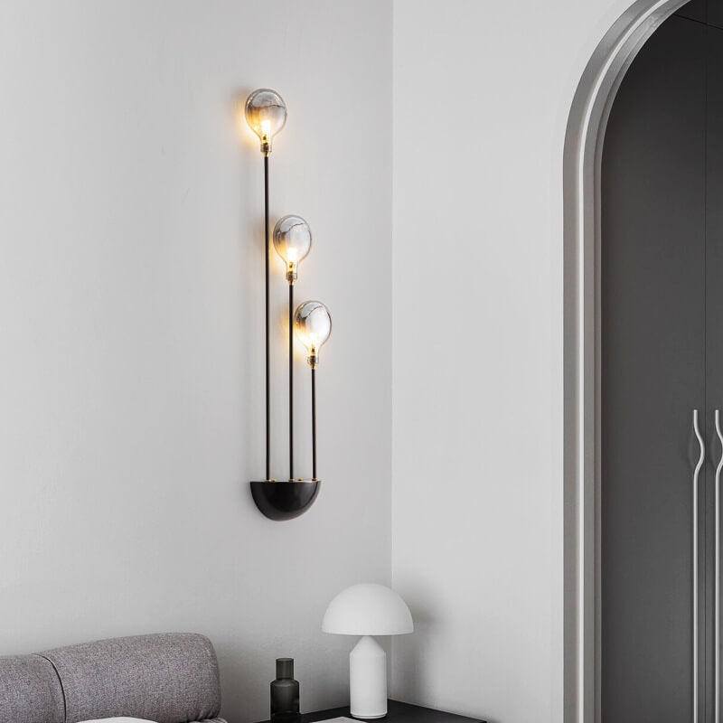 Nordic Minimalist Creativity 3-Light Wall Sconce Lamp