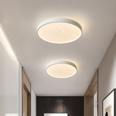 Modern Creative Round Starry Sky Effect LED Flush Mount Ceiling Light