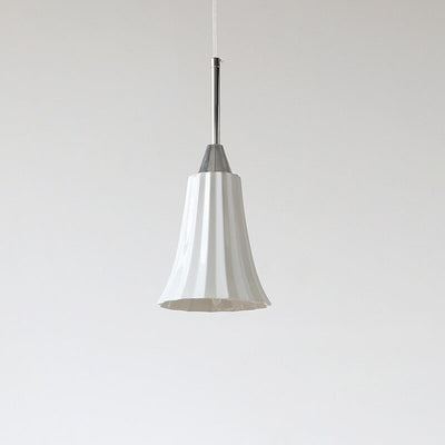 Modern Minimalist Ceramic Texture Bell 1-Light Pendant Light