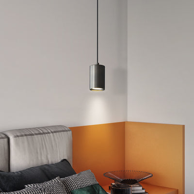 Nordic Minimalist Copper Column Mini 1-Light Pendant Light