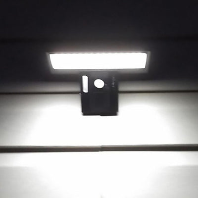 Outdoor Solar Human Sensor Smart LED Garden Area Wall Sconce Lamp