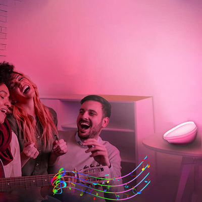 Lampe de table d'ambiance LED Creative RGB Bowl Bluetooth APP 