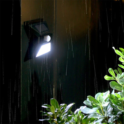 Solar Outdoor Modern Square Cage Body Sensor LED Wandleuchte Lampe 