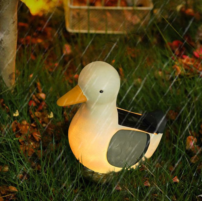 Modern Creative Duck Decorative Solar Outdoor Lawn LED Garden Ground Insert Landscape Light