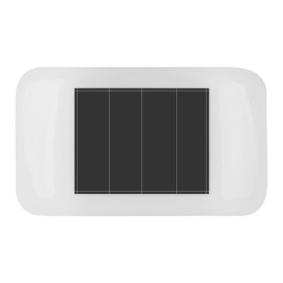 Solar Outdoor Waterproof White Square LED Patio Wall Sconce Lamp