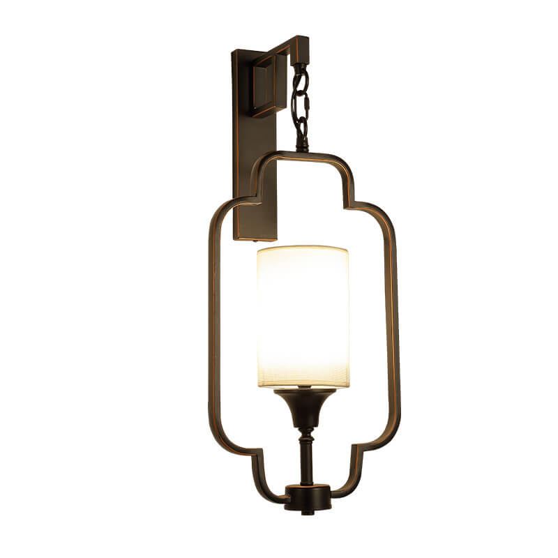 Modern Classical Fabric Iron  Frame 1-Light Wall Sconce Lamp