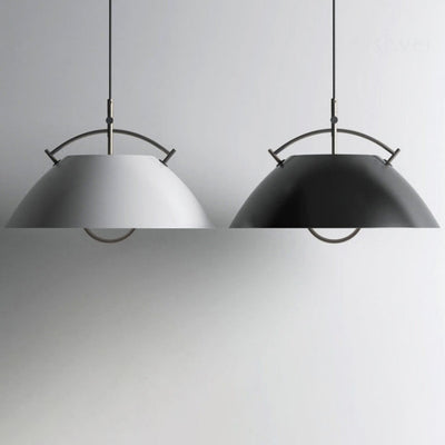 Nordic Minimalist Cone Round Iron 1-Light Pendant Light