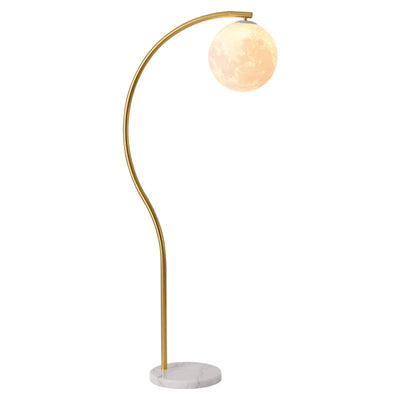 Lampe sur pied moderne minimaliste en fer et marbre à 1 lumière 