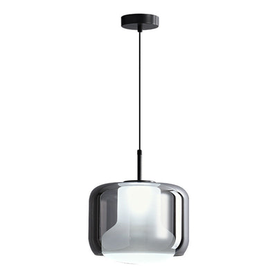 Modern Minimalist Copper Acrylic 1-Light Pendant Light