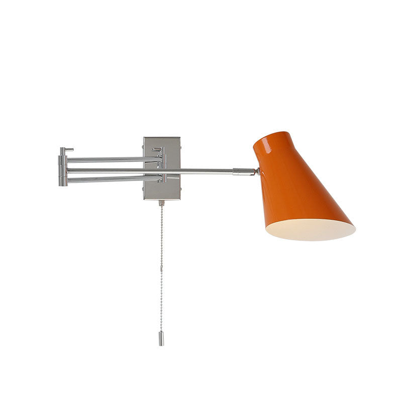 Nordic Horn Cone Iron Rotierende Wandleuchte mit 1 Licht