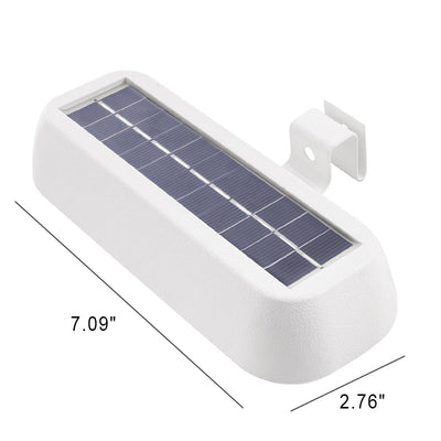 Lampe solaire à capteur humain pour patio, applique murale LED étanche pour l'extérieur, carrée 