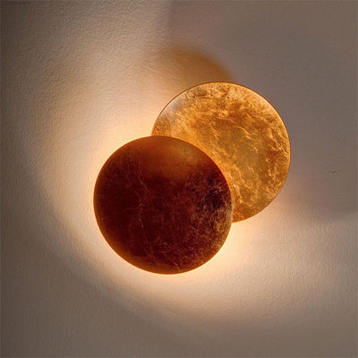 Lampe murale LED en alliage d'éclipse de lune créative nordique 
