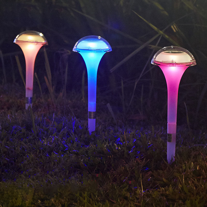 Outdoor Solar Jellyfish Light Control Induction LED Ground Insert Garden Landscape Light