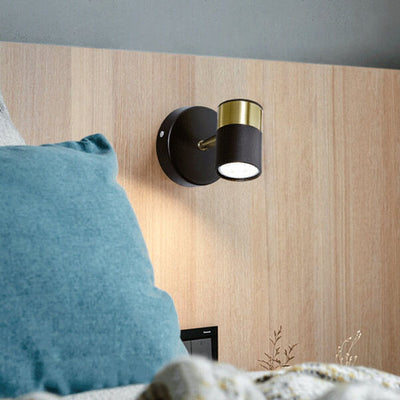 Modern Light Luxury Cylindrical 1-Light Wall Sconce Lamp