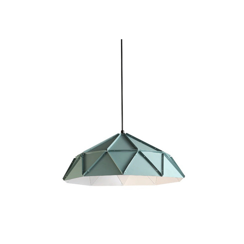 Nordic Creative Prismatic Barn Iron 1-Light Pendant Light