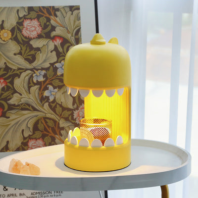 Lampe de table moderne et créative en résine de dinosaure pour enfants, 1 lumière, cire fondue 
