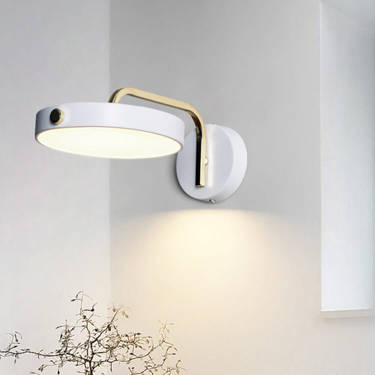 Modern Light Luxury Nordic Pie-shaped LED Wall Sconce Lamp