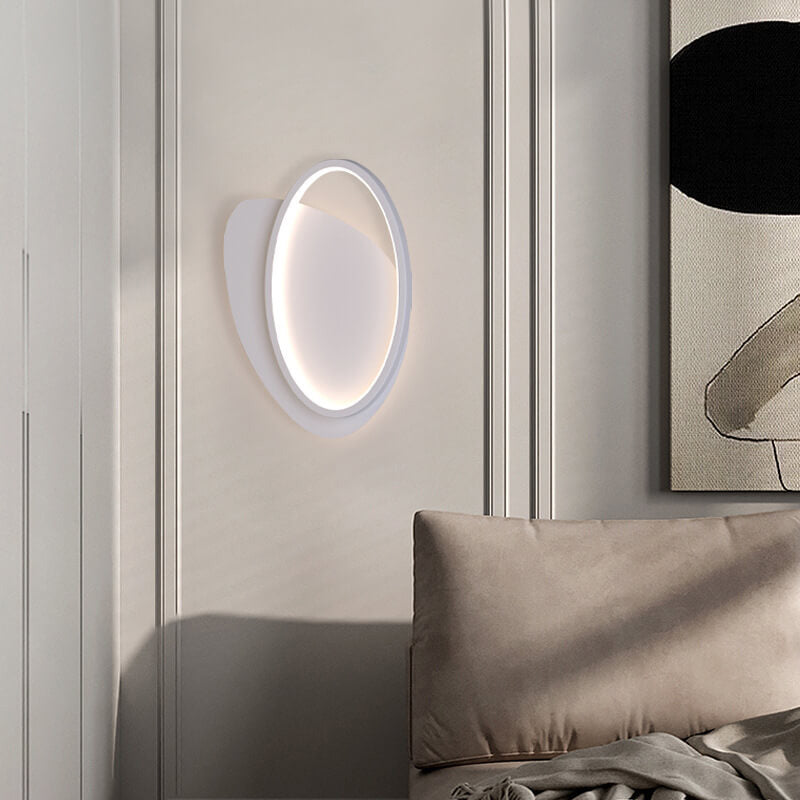 Creative Oval Dislocation Design LED Wall Sconce Lamp