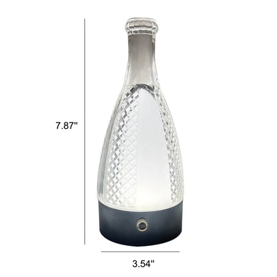 Bouteille de vin LED tactile, lampe de Table décorative à intensité variable en continu