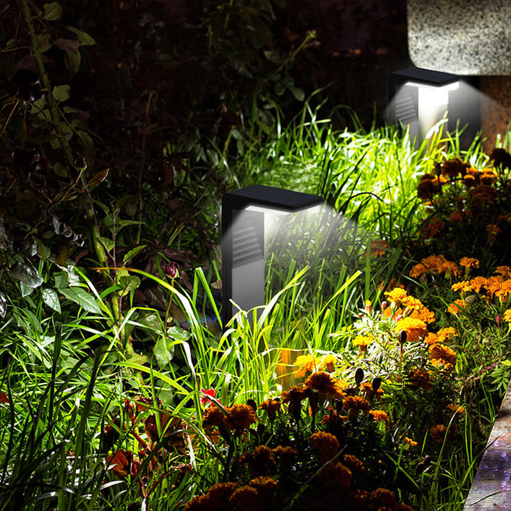 Einfaches quadratisches flaches LED-im Freien wasserdichtes Garten-Boden-Einsatz-Landschaftslicht 