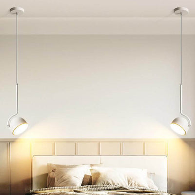 Nordic Minimalist Round Multi-angle Rotating LED Pendant Light