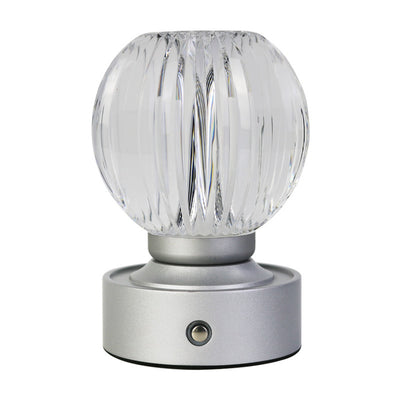 Modern Light Luxury Acrylic Round Ball USB Wireless Charging Touch LED Table Lamp