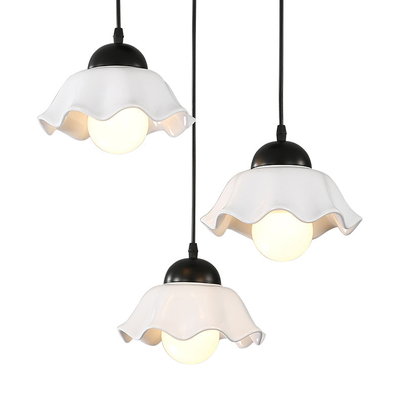 Luminaire suspendu en céramique à 1/3 lumières Nordic Rustic Hardware 