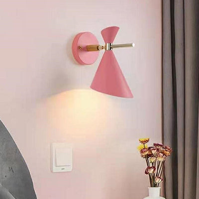 Nordic Simple Horn Shade 1-Light Wall Sconce Lamp