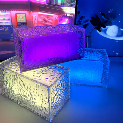 Creative Ice Cube Acryl RGB LED dekorative Tischlampe