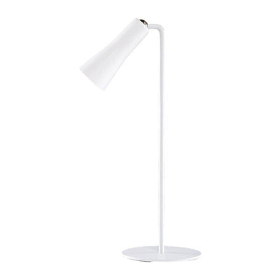 Einfache multifunktionale White Cone USB LED wiederaufladbare Augenschutz-Touch-Schreibtischlampe