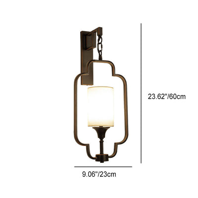 Modern Classical Fabric Iron  Frame 1-Light Wall Sconce Lamp