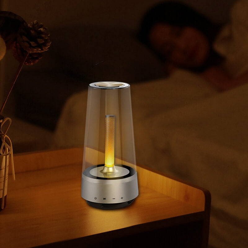 Creative Candle Design Bluetooth Speaker LED Table Lamp