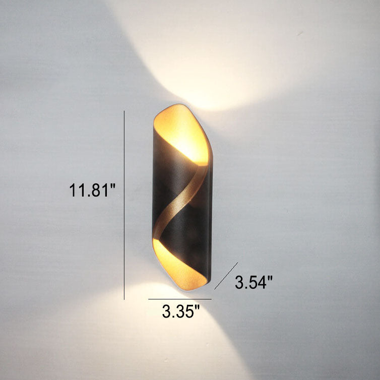 Modern Creative Double-headed Aluminum Acrylic LED Wall Sconce Lamp