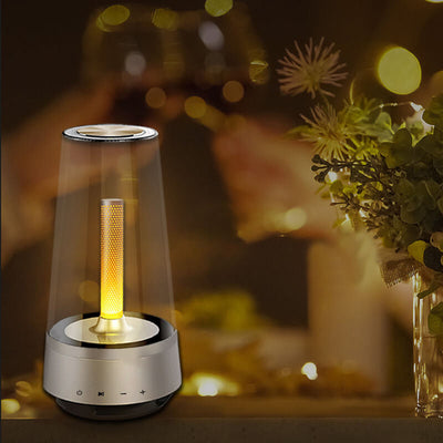 Creative Candle Design Bluetooth-Lautsprecher LED-Tischlampe 