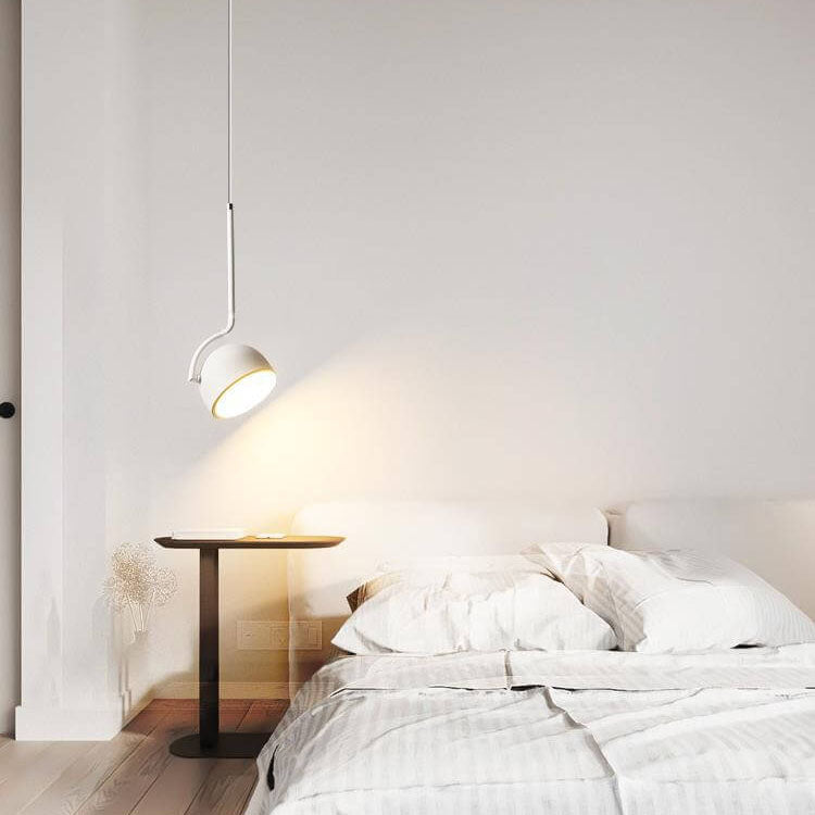 Nordic Minimalist Round Multi-angle Rotating LED Pendant Light