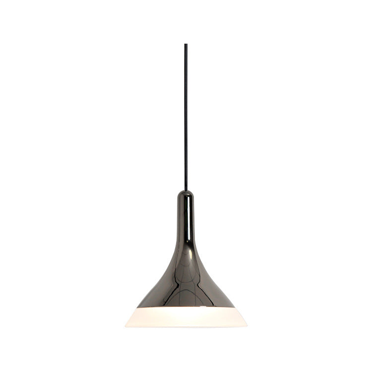 Nordic Minimalist Cone LED-Pendelleuchte aus Aluminium-Acryl 