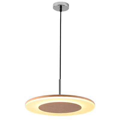 Lampe suspendue LED plate avec soucoupe volante ronde créative nordique 