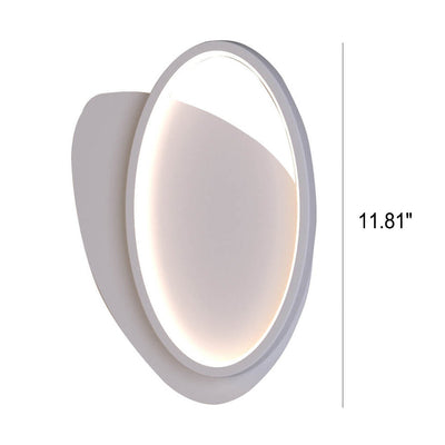 Creative Oval Dislocation Design LED Wall Sconce Lamp