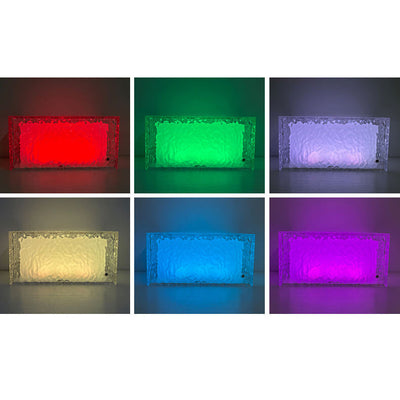 Creative Ice Cube Acrylic RGB LED Decorative Table Lamp