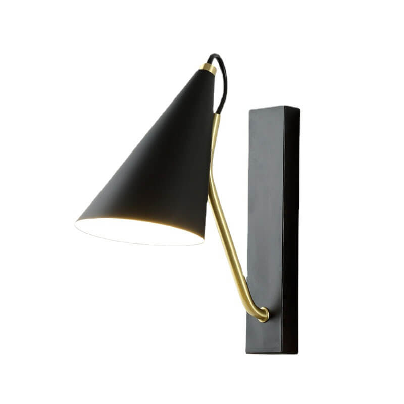 Nordic Simple Cone Metal 1-Light Wall Sconce Lamp