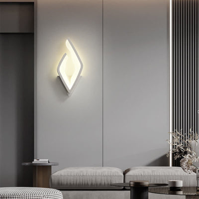 Modern Acrylic Creative Flame Design LED Wall Sconce Lamp