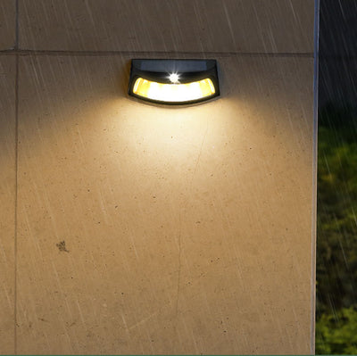 Applique murale LED solaire imperméable et moderne, contrôle intelligent de la lumière, pour Patio extérieur 