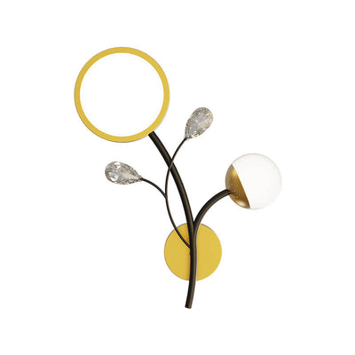 Europäische kreative Form-Eisen-Acrylkristall-LED-Wandleuchte-Lampe 